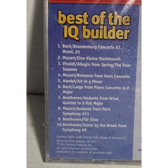 Baby Genius Best Of The IQ Builder Classical Music CD For Kids - Picture 3 of 4